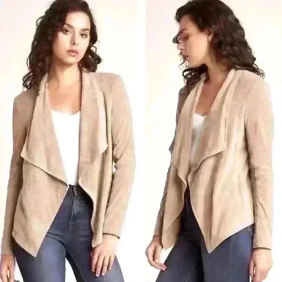 BB Dakota Nicholson Faux Suede Jacket Size Med - Picture 1 of 7